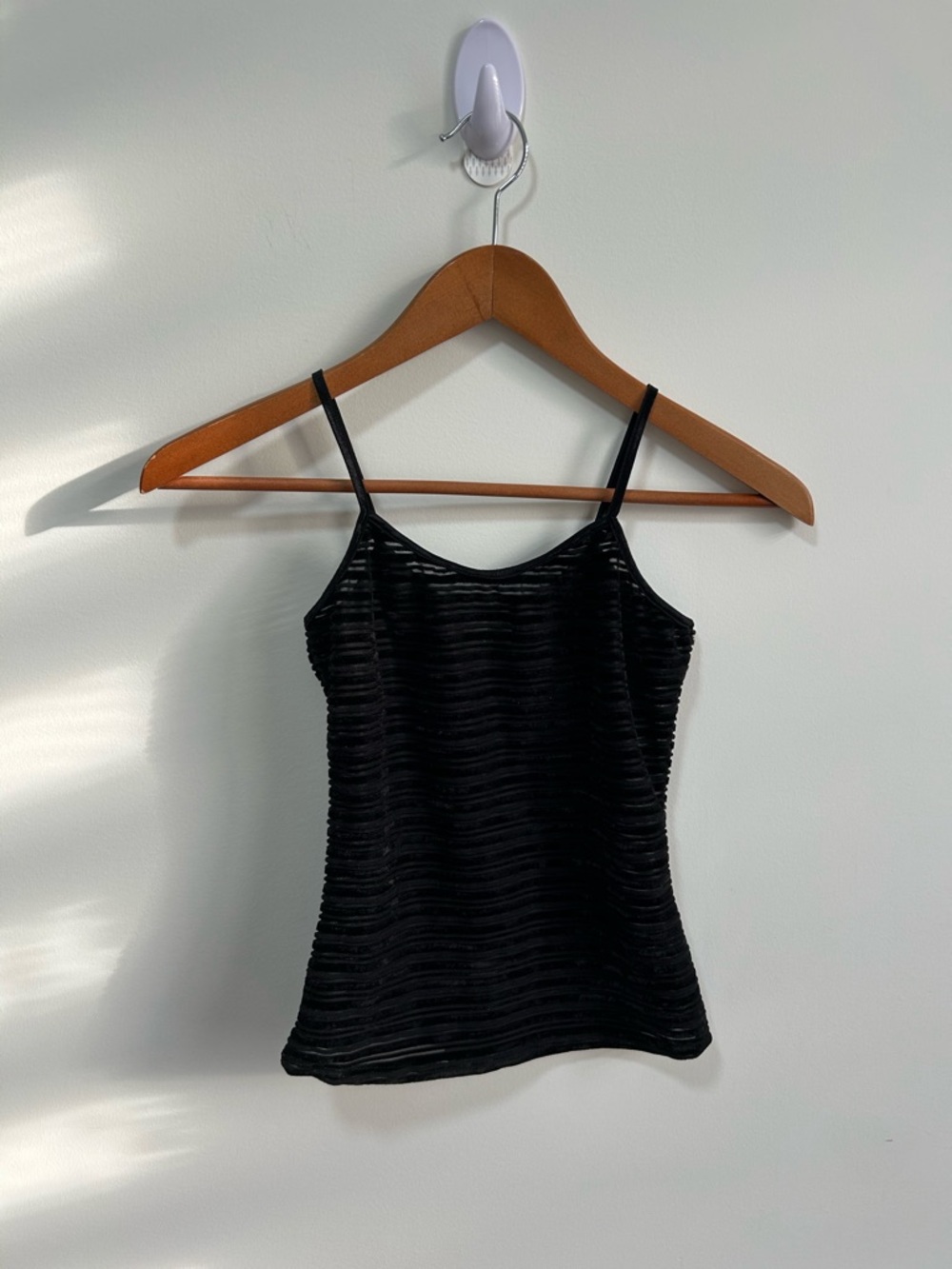 VINTAGE Hannah Velvet and Mesh Tank Top